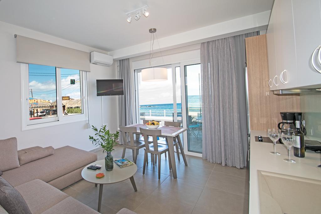 Sonja Beachfront Apartments Kato Daratso Exterior foto