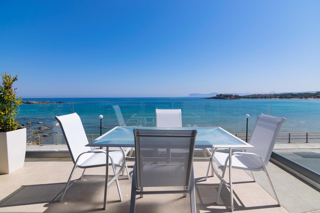 Sonja Beachfront Apartments Kato Daratso Exterior foto