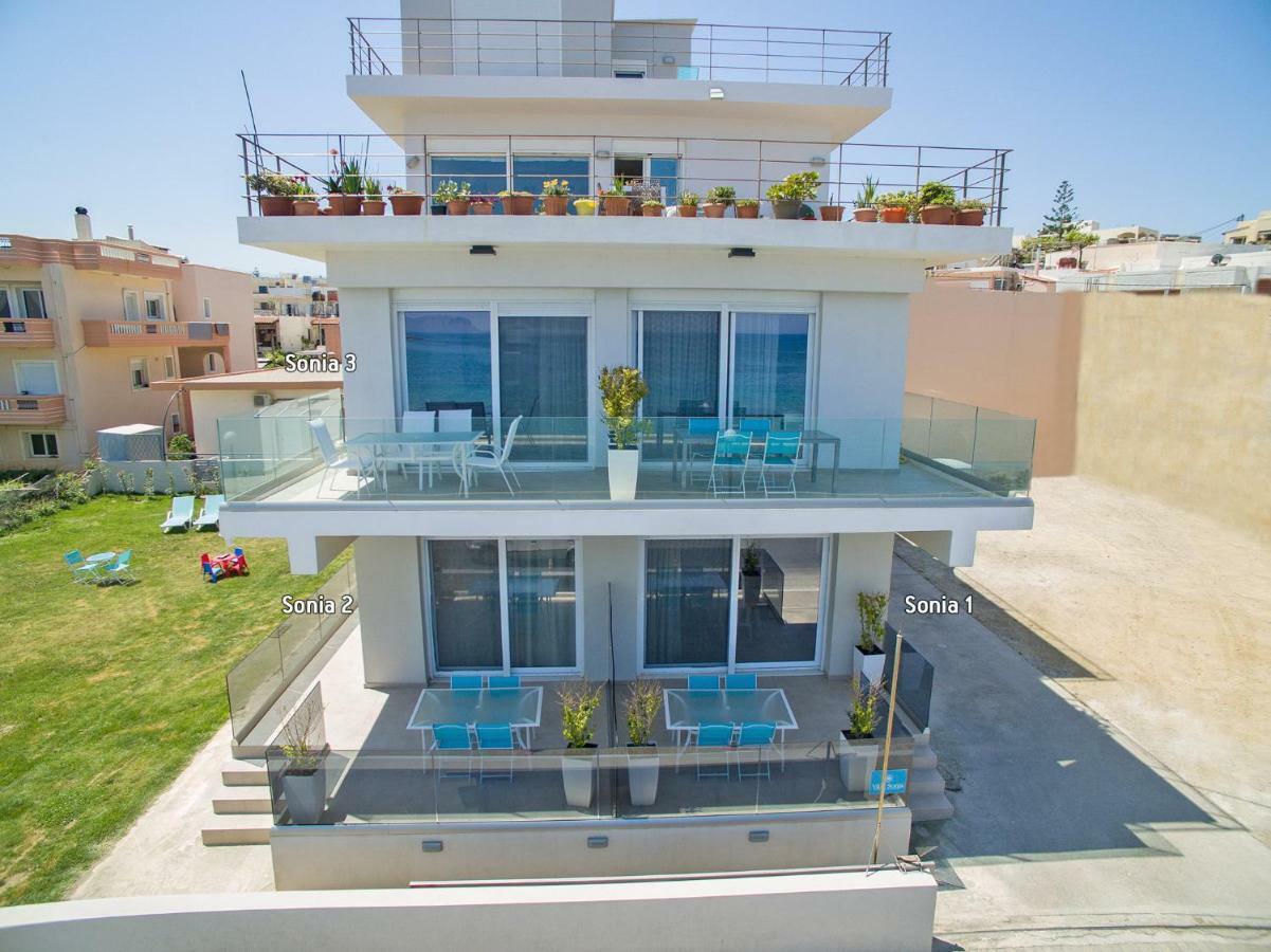 Sonja Beachfront Apartments Kato Daratso Exterior foto